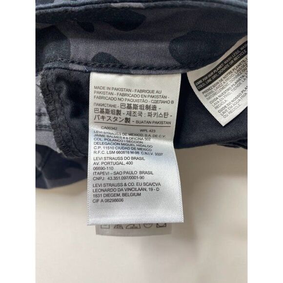 Levi's 721 Skinny Ankle Jeans‎ 26 Gray Camo Women's High-Rise Stretchy NEW - Picture 7 of 14